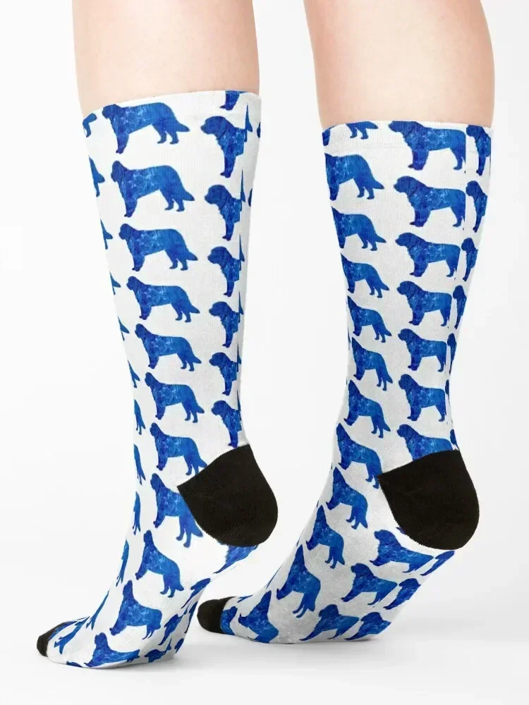 نيوفاوندلاند الكلب الجوارب المستجدات التدفئة جورب هدية عيد الميلاد تشغيل مصمم رجل الجوارب النسائية #4