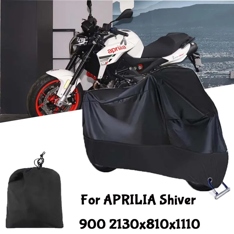 Motorcycle Full Covers For APRILIA Shiver 900  Car Outdoors Sun Protection Dust No Ear Thickened Oxford Clothcover Accessories