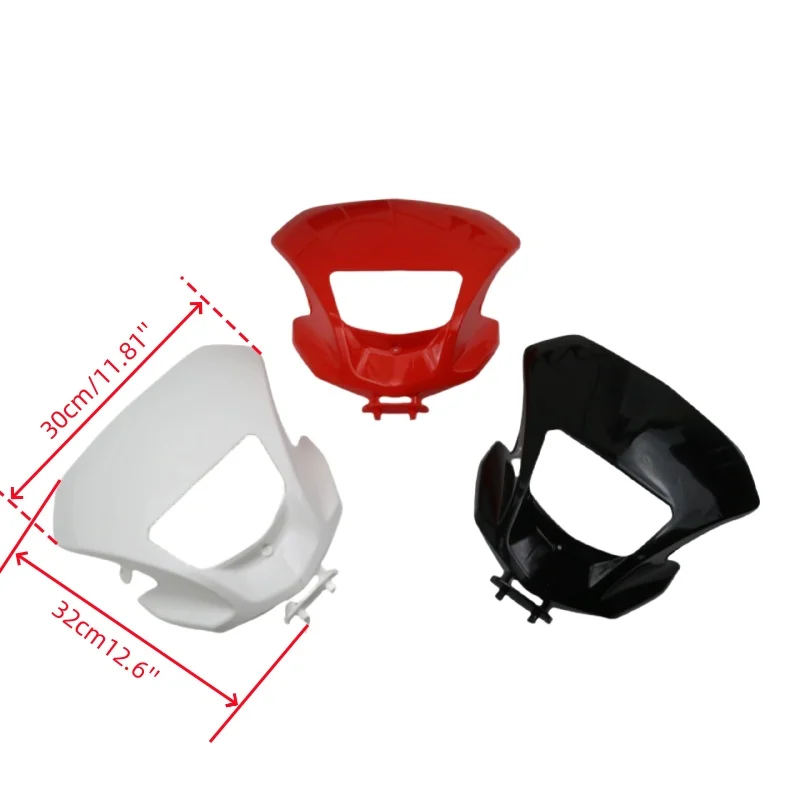 Motorcycle Headlamp Housing Cover Head Light Mask Guard for HONDA XR230 XR250 XR400