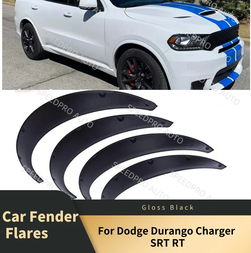 

Car Fender Flares For Durango Charger SRT RT Extra Wide Body kit Low Wheel Arches Splash Protector Protective Guards Mudflaps