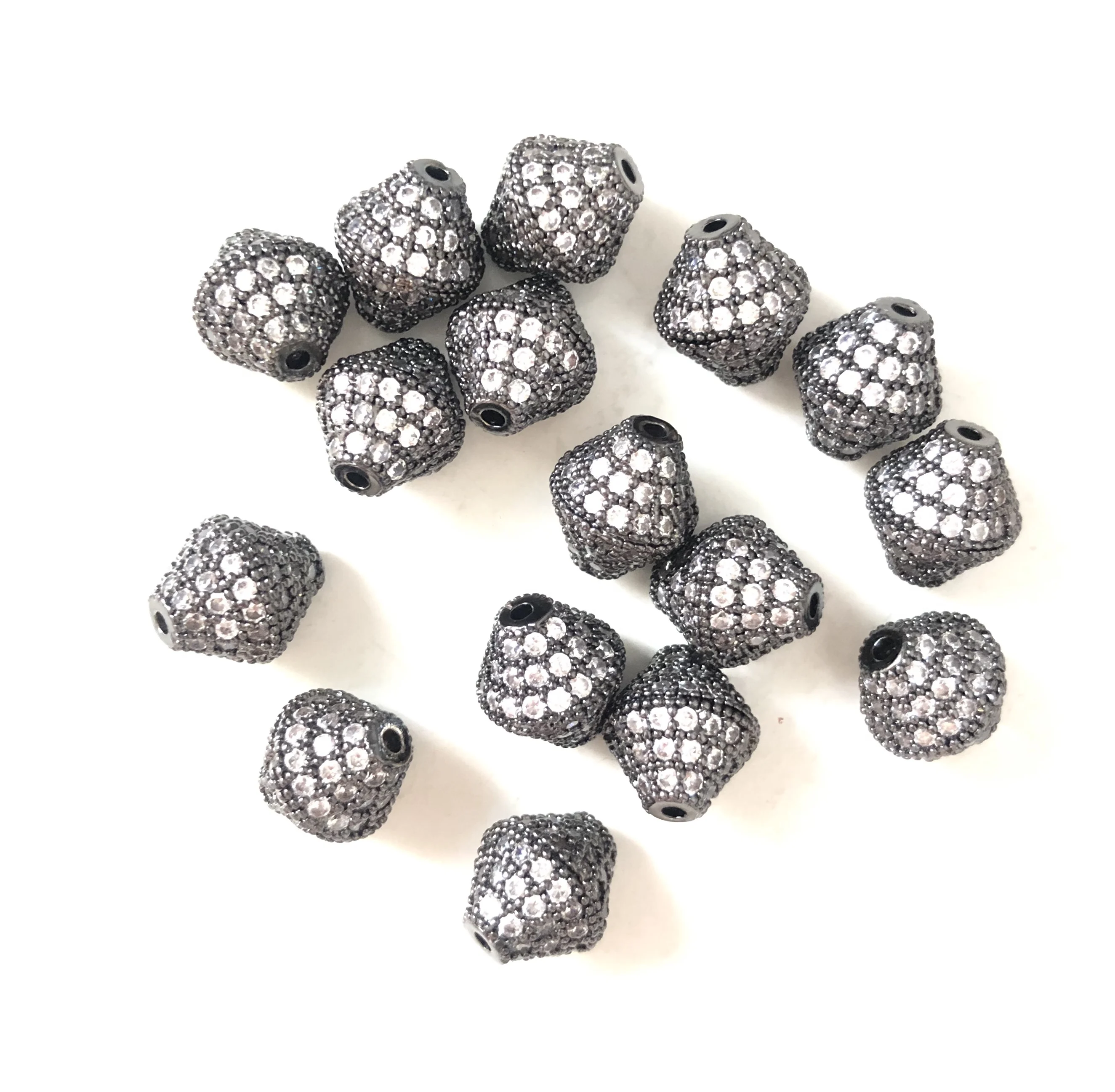 10pcs/lot Cone Shape Spacers Rondelle Beads for Women Bracelets Design Girl Necklaces Making Jewelry Craft Accessories Wholesale