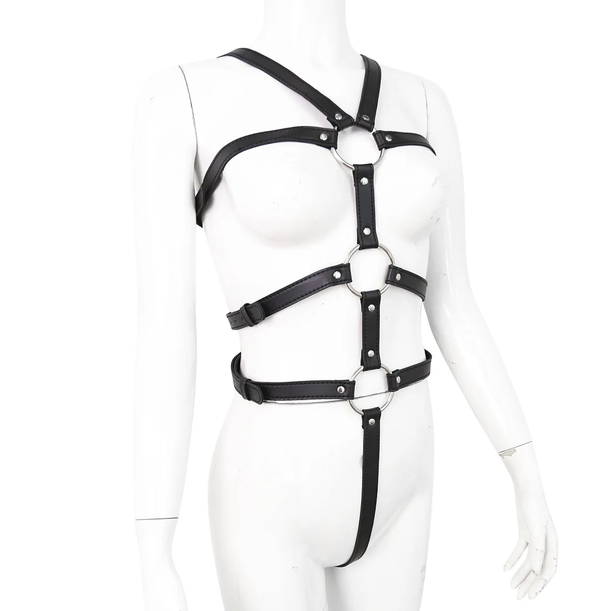 

Women Fashion Belt Street Style Bondage Body Harness Breast Punk Belts Decorative Harness Gothic Waistband Clothing Accessoreis