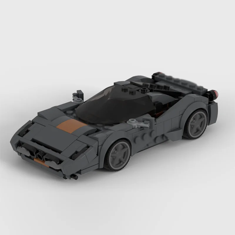 Speed Racing Car Model MOC Building Bricks High-Performance Sports Car Modular Technology Children Holiday Gifts Assemble Toys