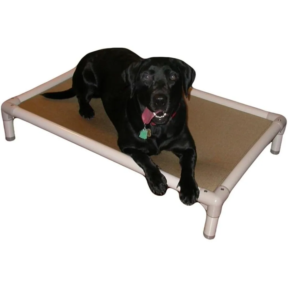

Chewproof Bed - Almond PVC - 44" x 27" - Sunsure Textilene - Birch