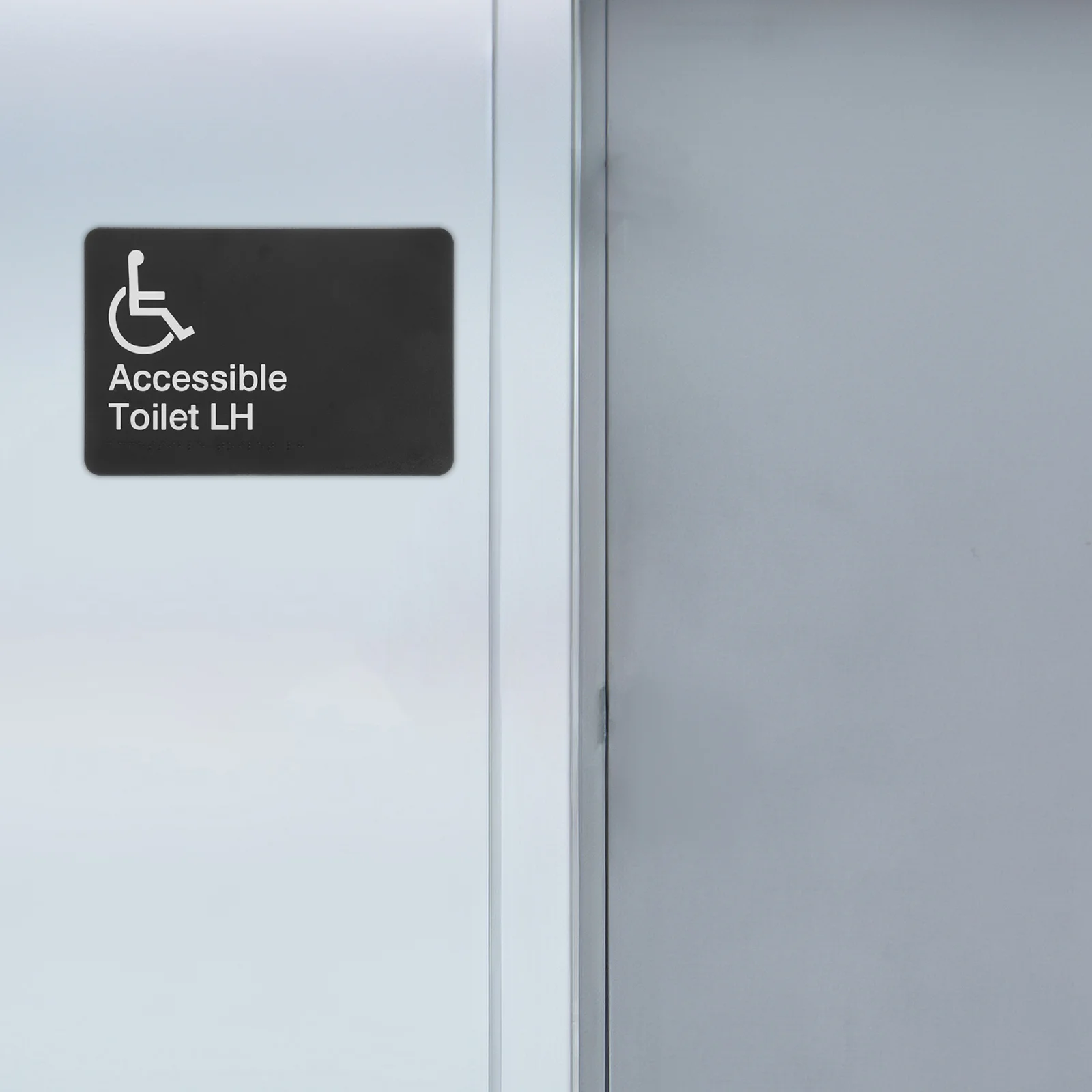 

Disabled Access Sign Tactile Office Sign Braille Warning Signs Public Restroom Signage High Visibility Durable Design