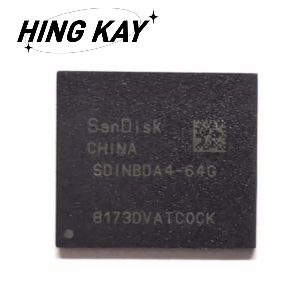 

1-10pcs/lot SDINBDA4-64G SD1NBDA4-64G SDINBDA4 BGA153 EMMC 5.1 64GB Memory Chipset New Original