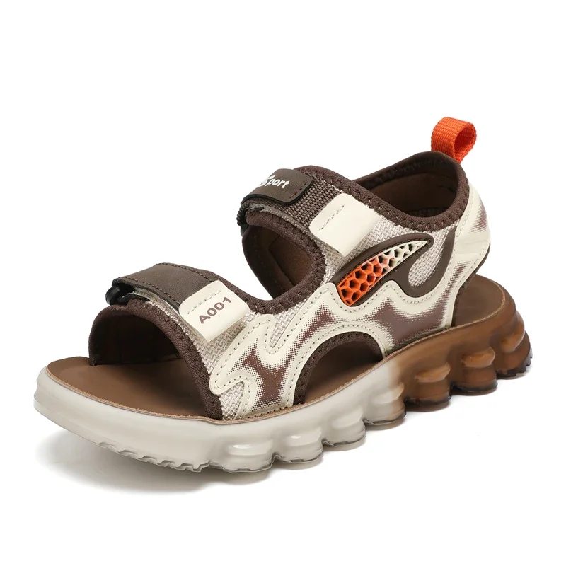 Summer Hollow Out Children Sneakers 2026 New Style Breathable Shock Absorption Rebound Stable Running Campus Casual Shoes