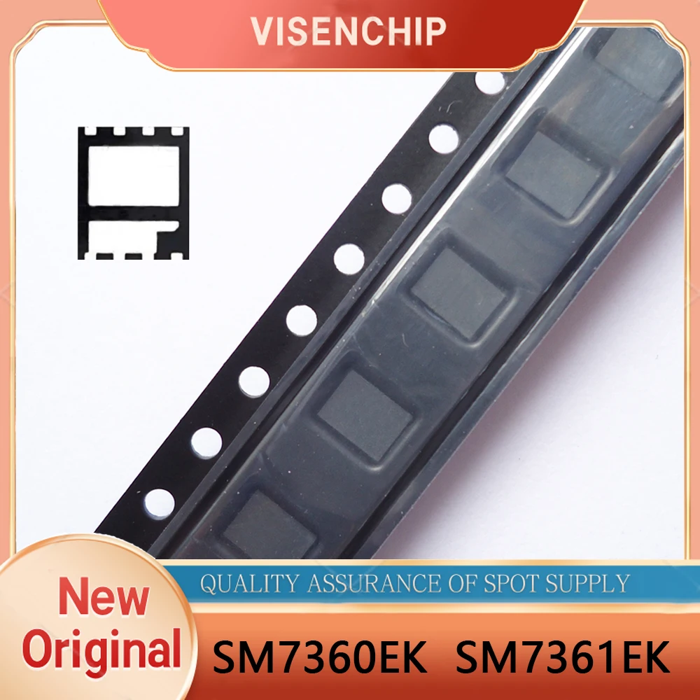 

5 шт. новый оригинальный SM7360EK SM7361EK 7360EK 7361EK SM7360EKQGC SM7361EKQGC SM7360EKQGC-TRG SM7361EKQGC-TRG QFN-8
