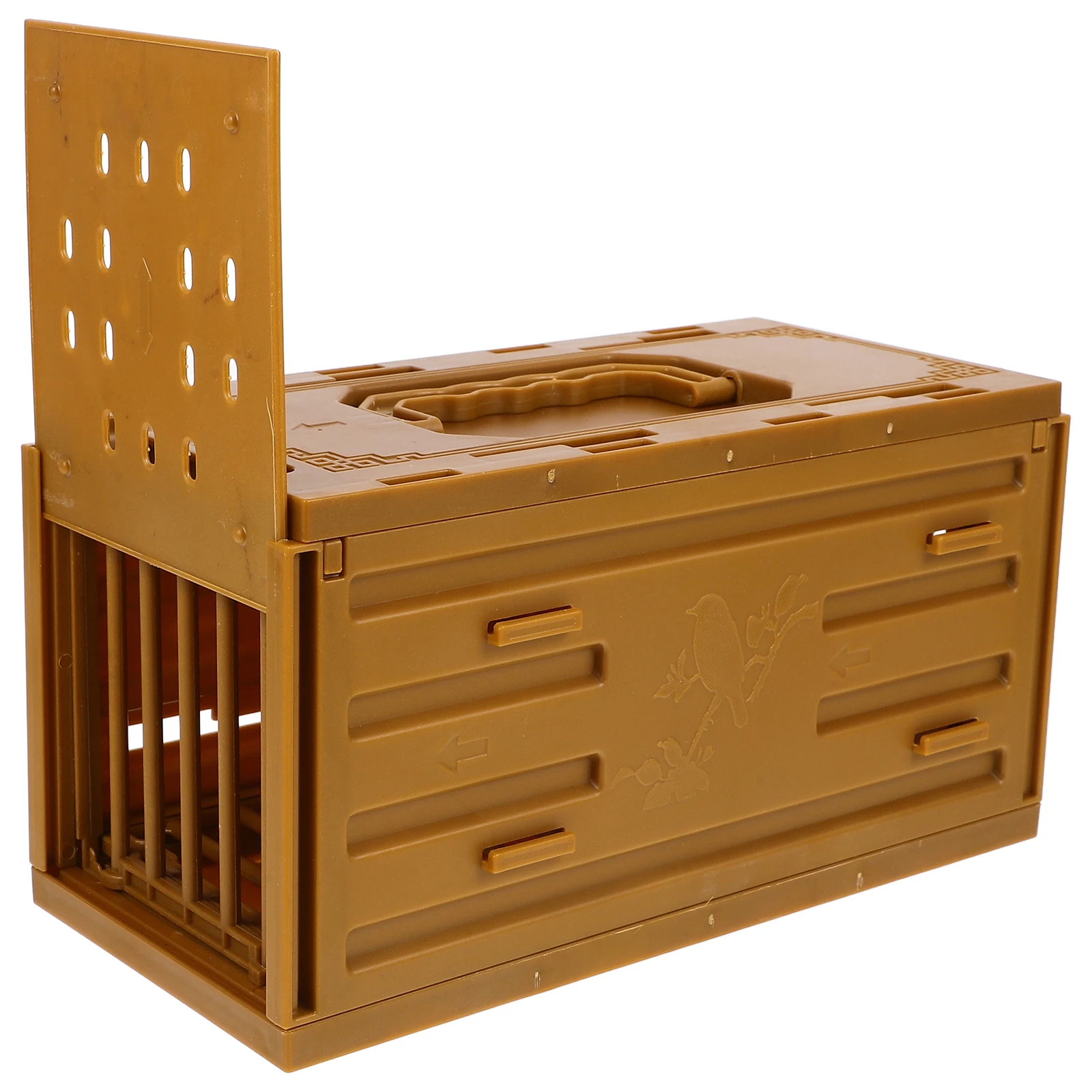 

Portable Bird Travel Cage For Parrots Parakeets Small Birds Sturdy Spacious Lightweight Hanging Carrier Backpack Outdoor Travel