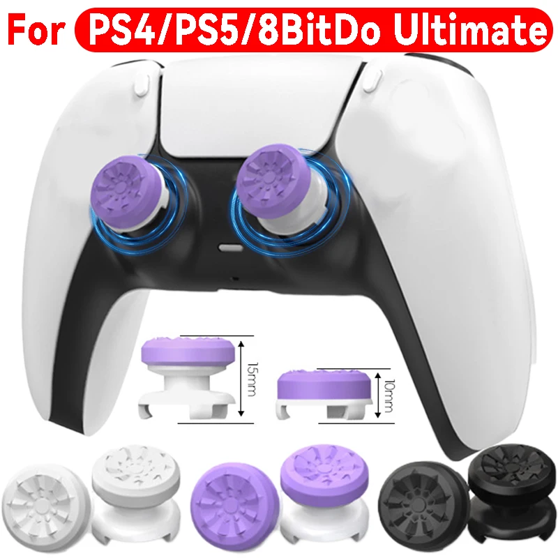 High-Rise Stick Caps for Playstation PS4 PS5 Joystick Controller Analog Sticker Cover Joystick Cap for PS4/PS5/8BitDo Ultimate