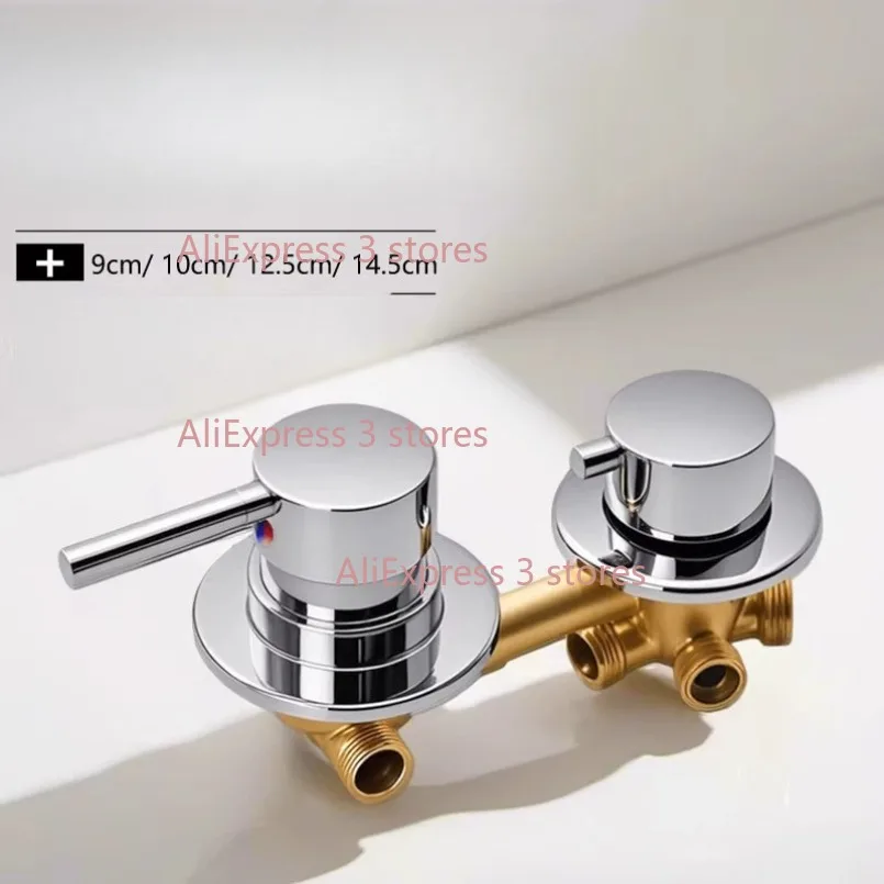 New Control Shower Room Faucets Mixer Shower Cabin Accessories Valves Diverter Tap 2/3/4/5 Way Shower Switch