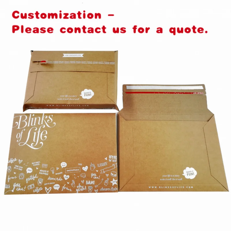 

на заказ. Заводской картонный конверт Почтовые пакеты Бумажный конверт