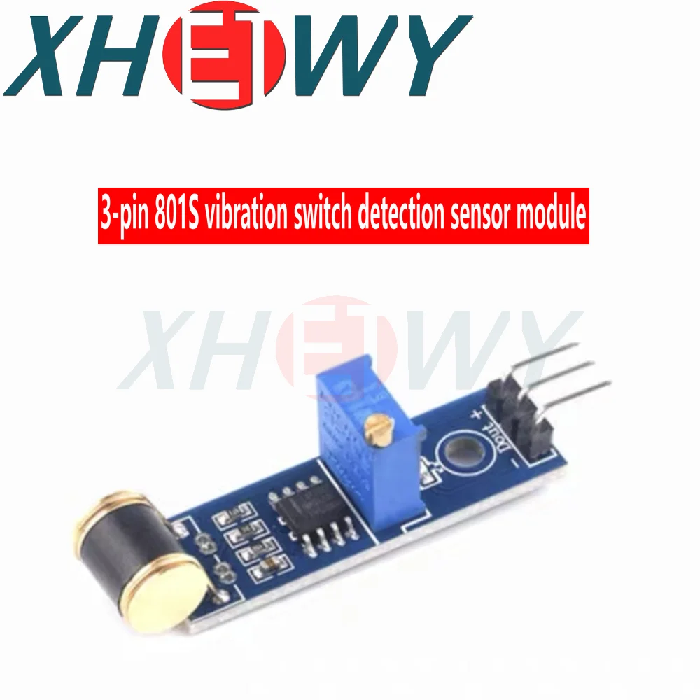 801s Shake vibration Sensor Module For Arduino Open Source LM393 3-5VDC TT Logic