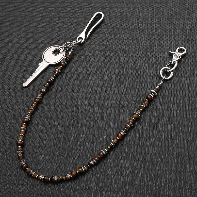 Hip Hop Punk Tiger Eye Beaded - Women Accessories Pk ulasan dan harga