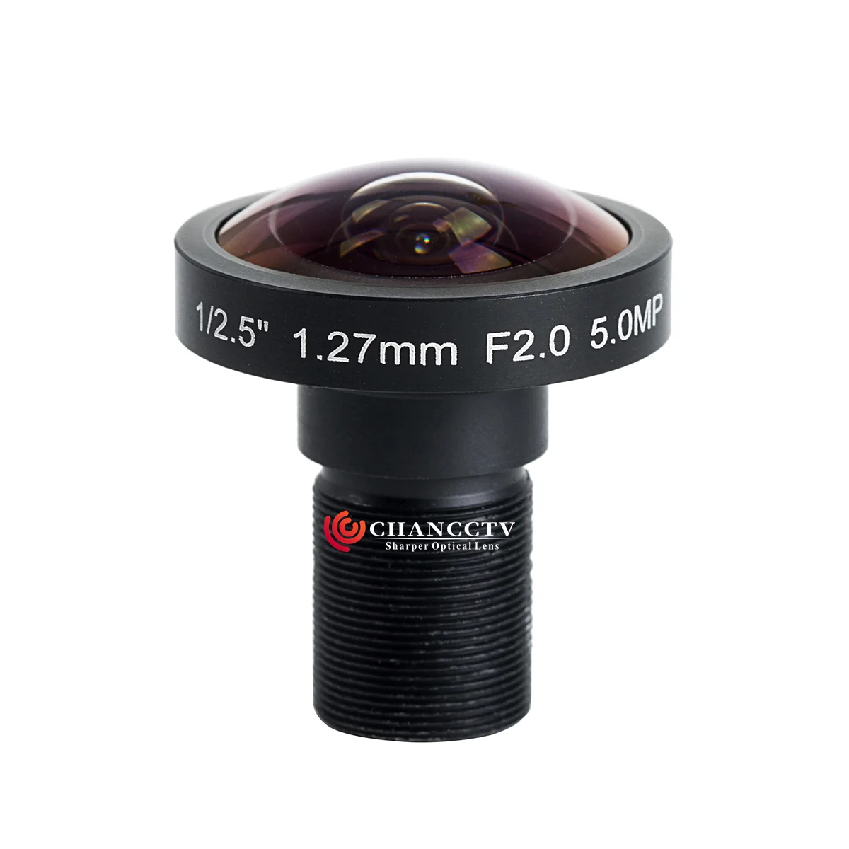 

1/2.5" 1.27mm with IR Cut Filter 185 Degree M12 Fisheye Lens