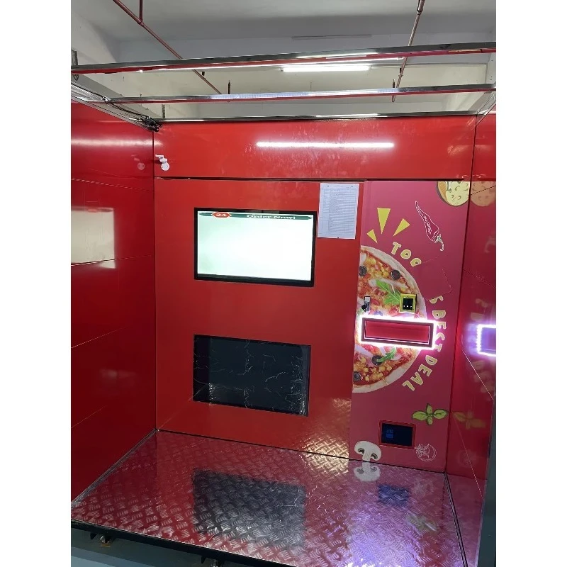 Customized Outdoor Pizza Making Vending Machine Room Roof Self-service Robot Fast Food Fully Can Work At -20 Degrees Celsius Aut