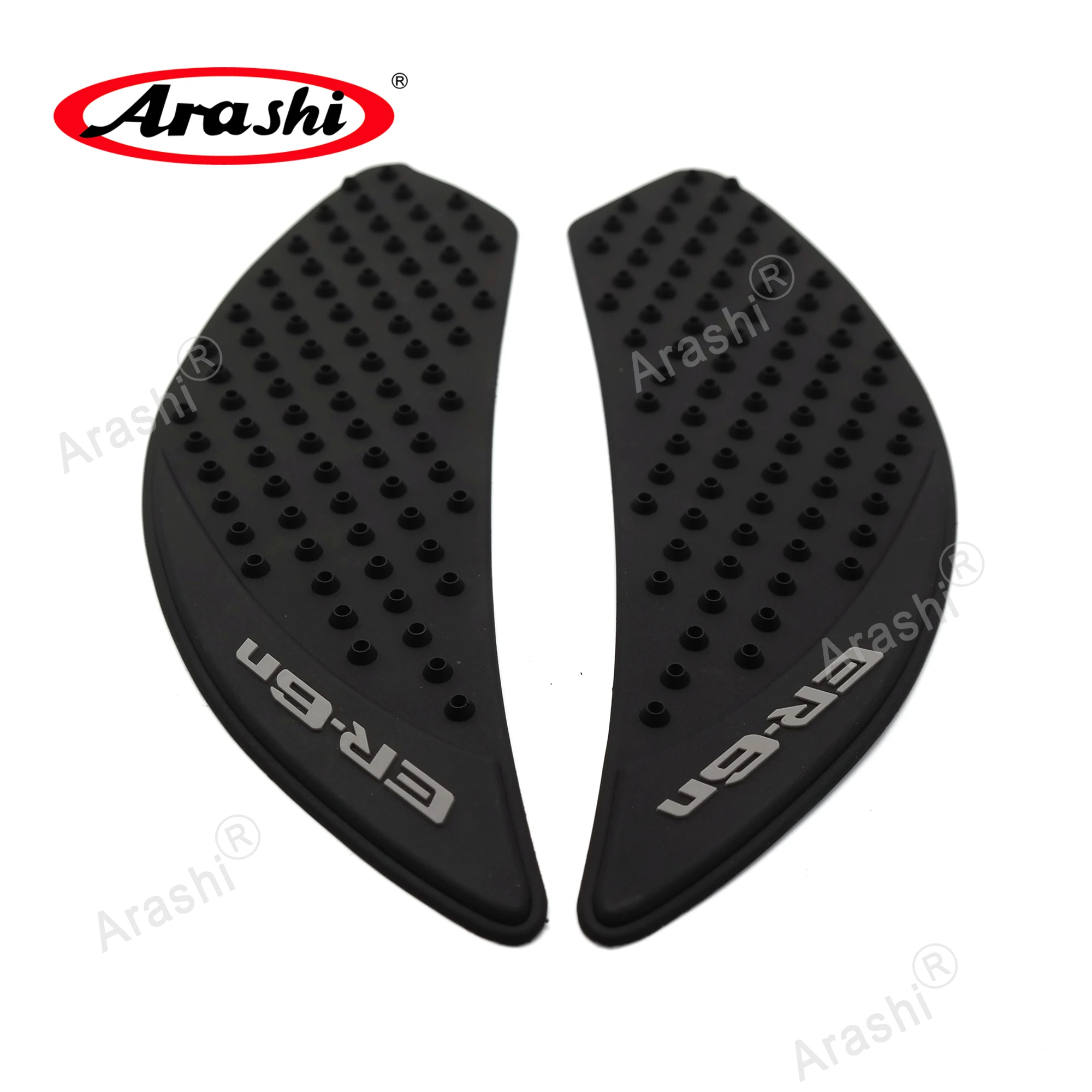 ER-6N 2006-2012 Motorcycle Fuel Tank Traction Pad Side Gas Knee Grip Protector Decal Sticker For KAWASAKI ER6N ER 6N 2007 2008