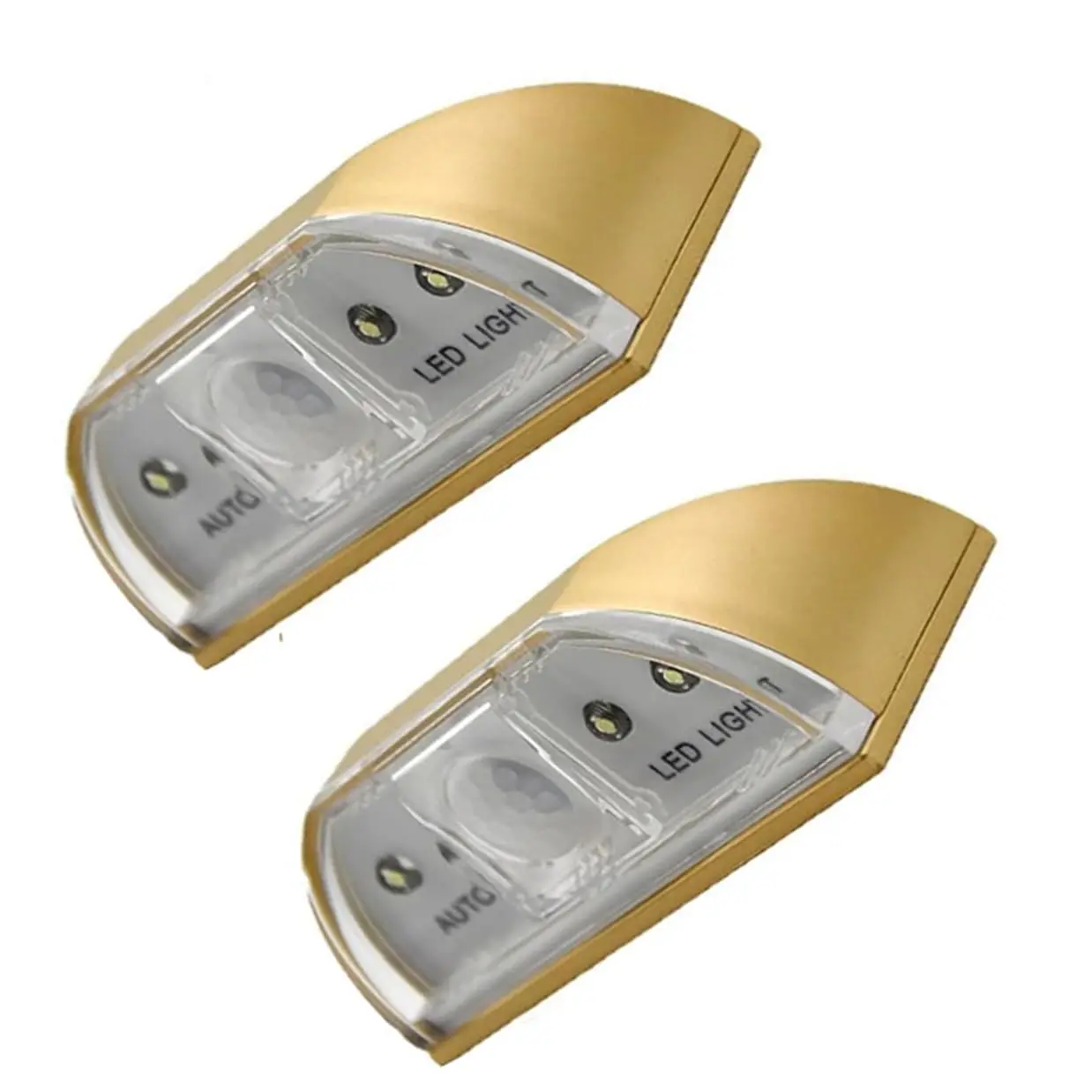 

Caybats Gold Keyhole Light with PIR Motion Sensor, Auto on/Off Wireless LED Lamp for Door, Hallway, Closet, Drawer, Outdoor