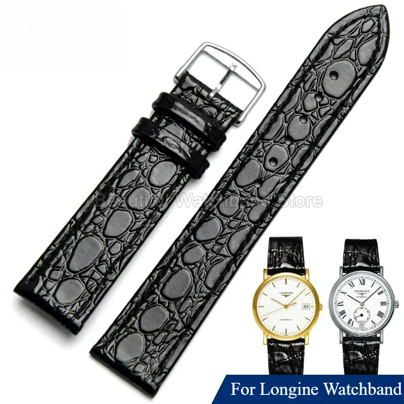 Replacement Watch Strap for Longine La Grande Classique Elegant Presence L2 L4 13mm 18mm 20mm Classic Leather Watch Accessories