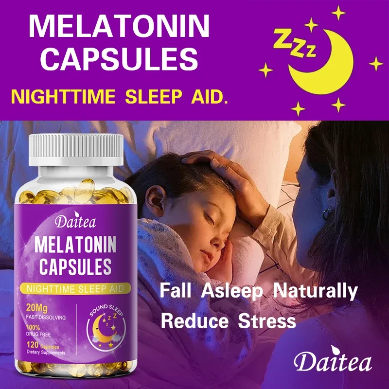 Melatonin Can Help Improve Sleep Quality,Relieve Insomnia, Shorten Wake-up Time, Regulate Rhythm, and Improve Sleep Quality