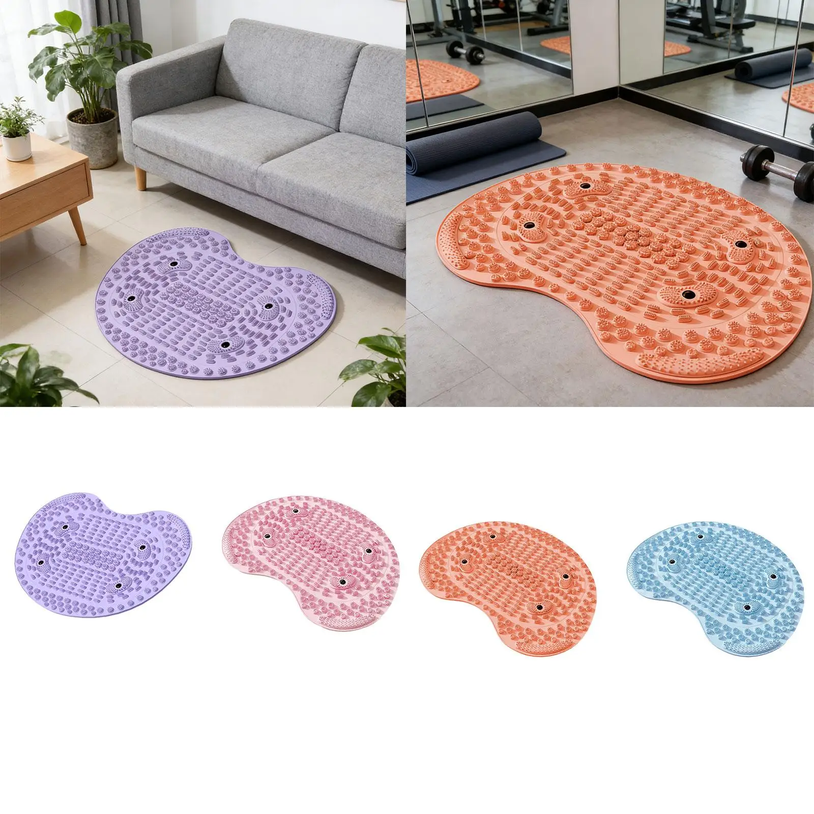 Foldable Bathroom Mat Mat Acupressure Mat for Living Room Bedroom Kitchen Bathroom Office Outdoor Lawn Gym