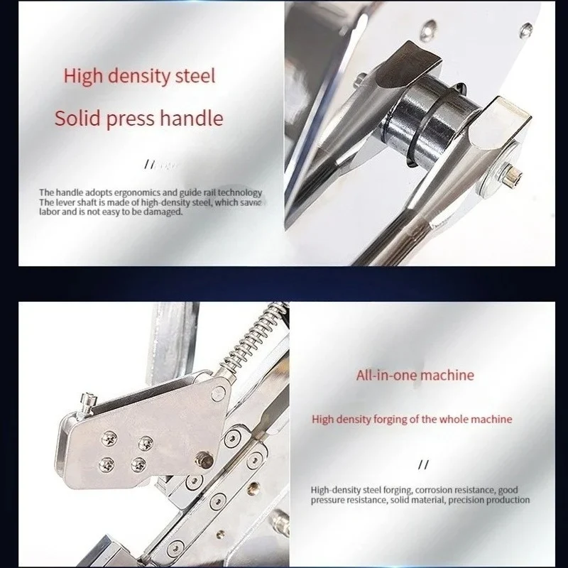Manual Tying Packer Sausage Clipper U-Shape Supermarket Bags Packing Machine Food Sealing Machine