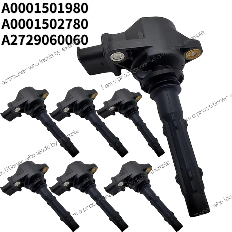 1/4/6Pcs A0001501980 A0001502780 A2729060060 For Mercedes Benz C63 C280 CL550 CLK350 CLS500 CLS550 E280 E350 Ignition Coil