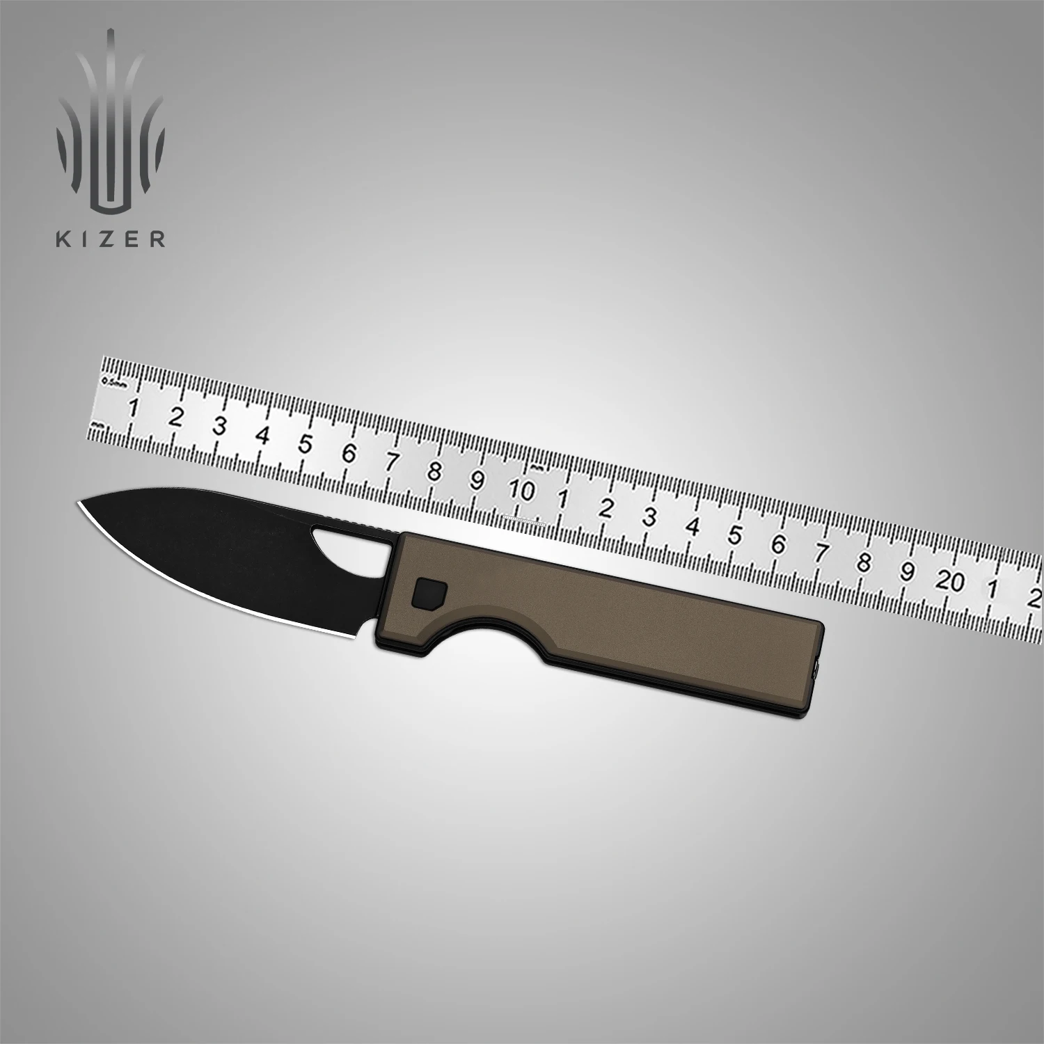 

Kizer EDC Folding Knife V3708A1/V3708A2/V3708A3 Little Ringbo Aluminum Handle With AEB-L Blade Pocket Outdoor Knives