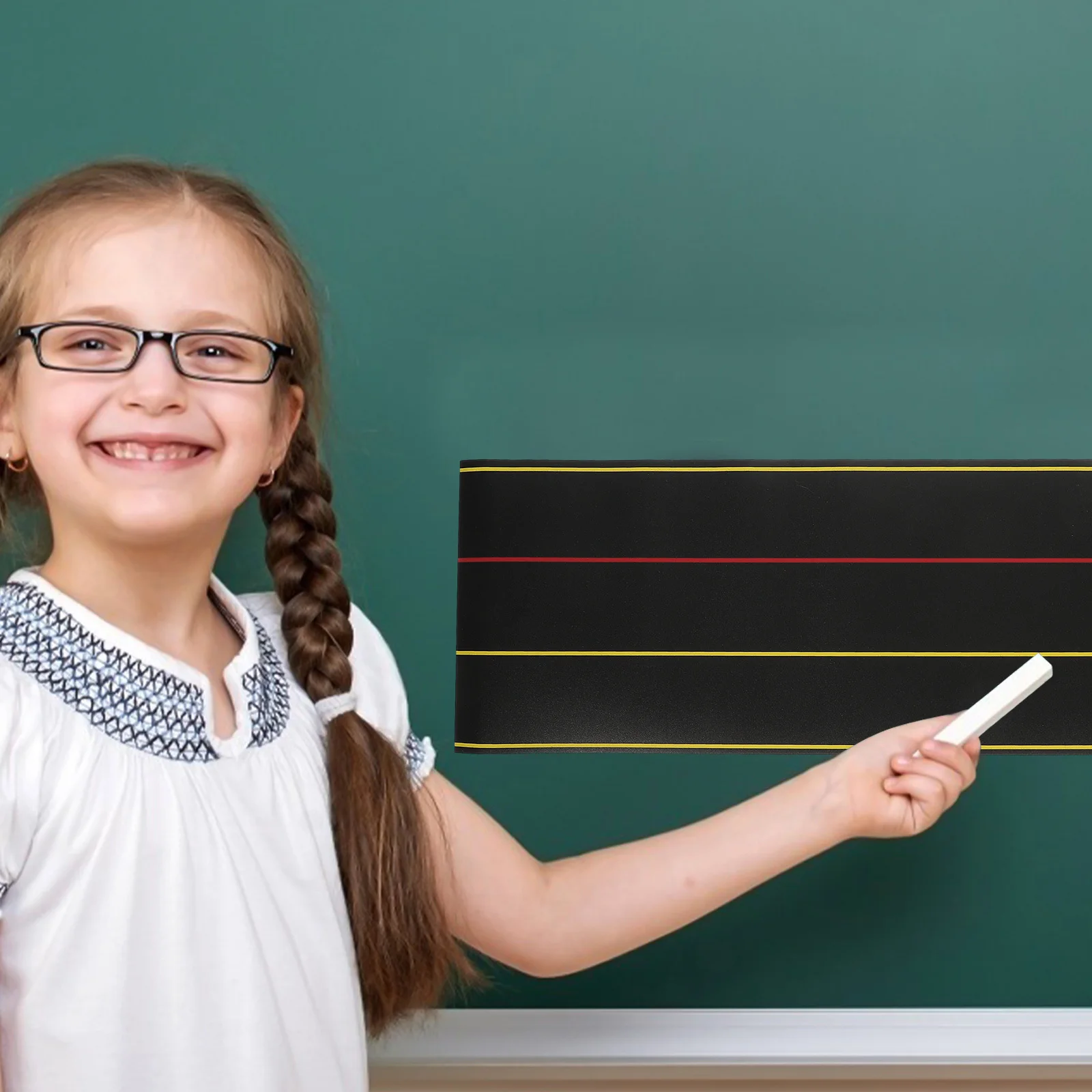 

Magnetic Lined Strip for Whiteboard Reusable Multifunctional English Learning Writing Drawing Portable Secure Fixation Anywhere