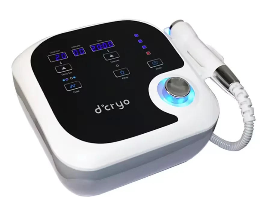 Portable cool Dcryo skin D-Cool machine for skin cooling rejuvenation face lifting hot and cold electroporation wrinkle removal