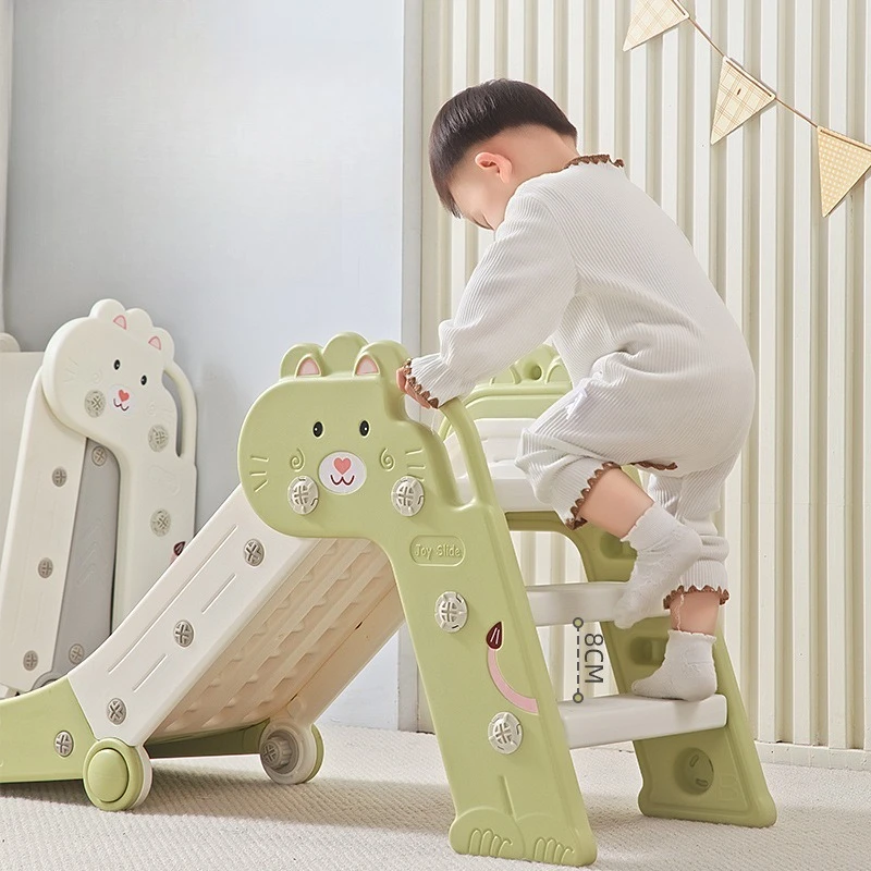 สไลเดอร์ของเล่นเด็กแบบพับเก็บได้สำหรับใช้ในบ้าน ป้องกันการลื่น ปลอดภัย แข็งแรง ทนทาน ของเล่นสไลเดอร์สำหรับเด็กเล็ก