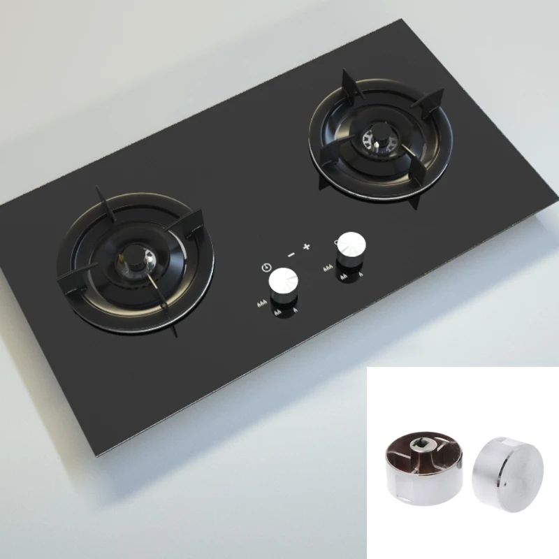 Perillas Control encendido, electrodomésticos cocina Material metálico para estufas, envío directo