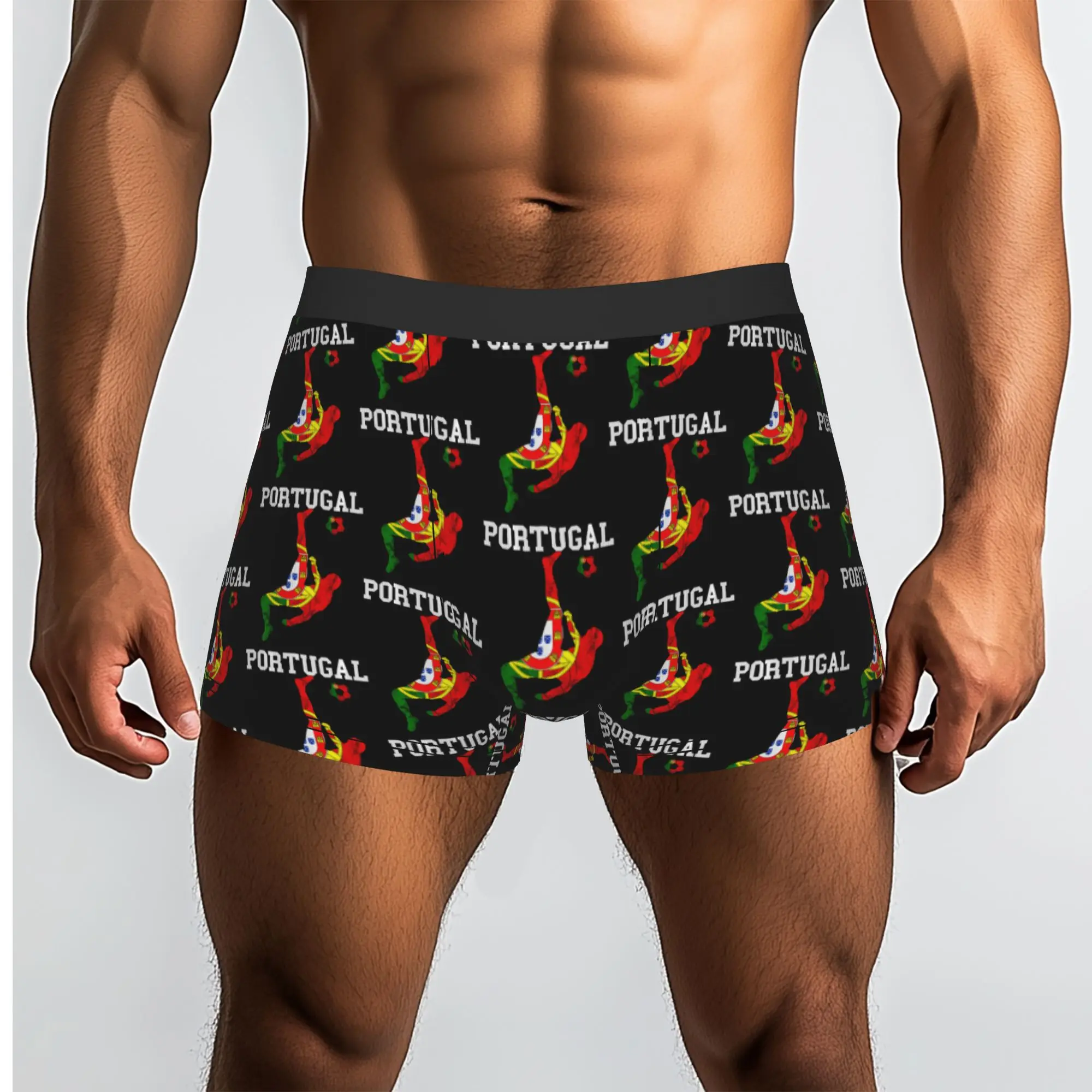 Portugal Portuguese Flag  Portuguese Underpants Breathbale Panties Male Underwear Ventilate Shorts Boxer Briefs