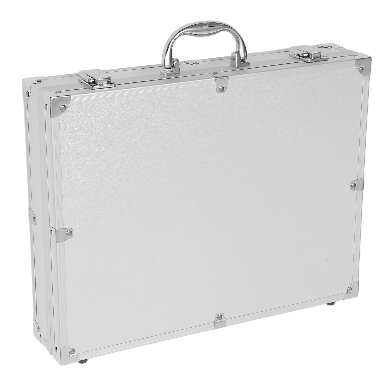 Aluminum Alloy Suitcase Multi-Purpose Aluminum Alloy Storage Case Medicine Case Tools Case Tools Box 37x28.5x7.5cm