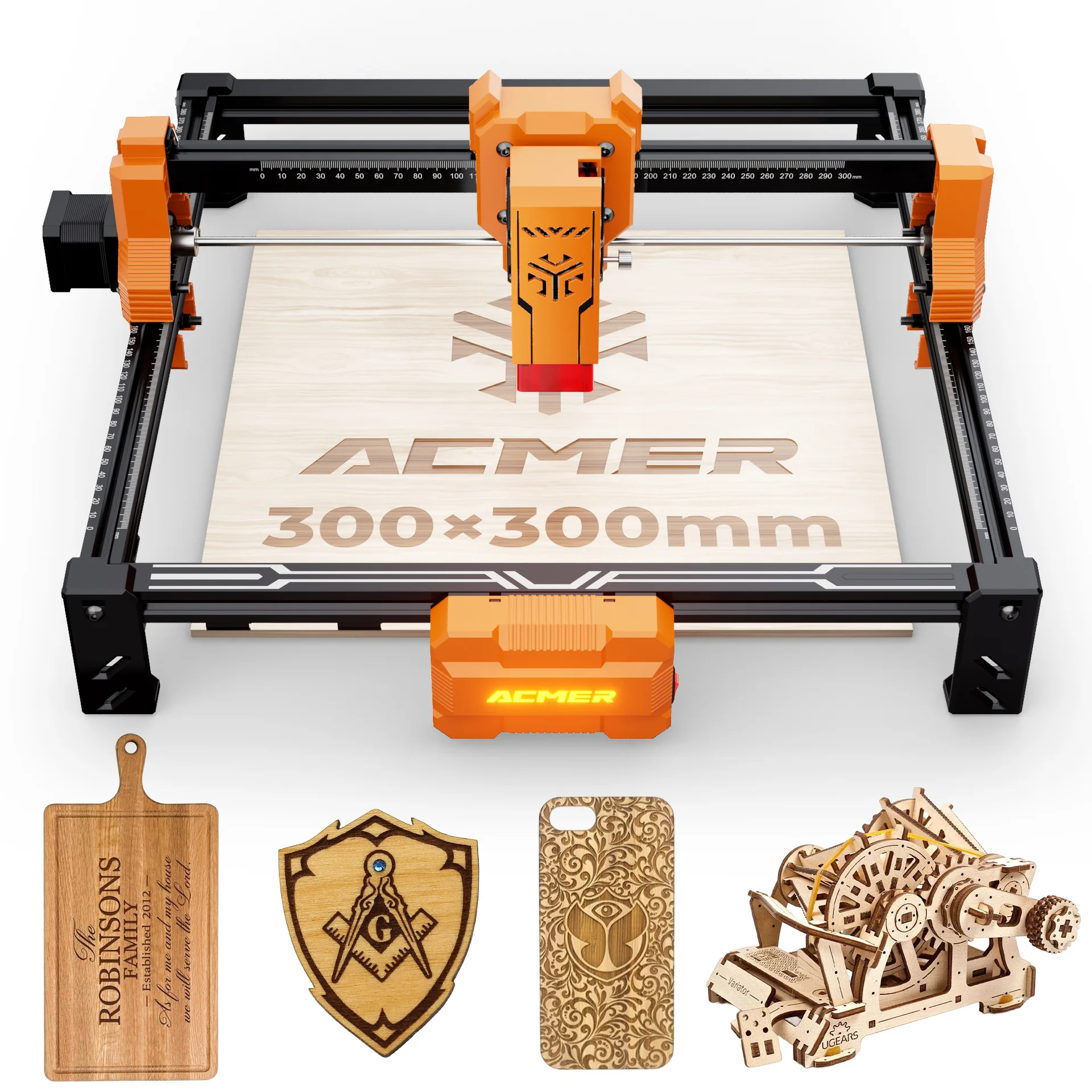 

ACMER 7W high-precision CNC laser engraving machine for beginners