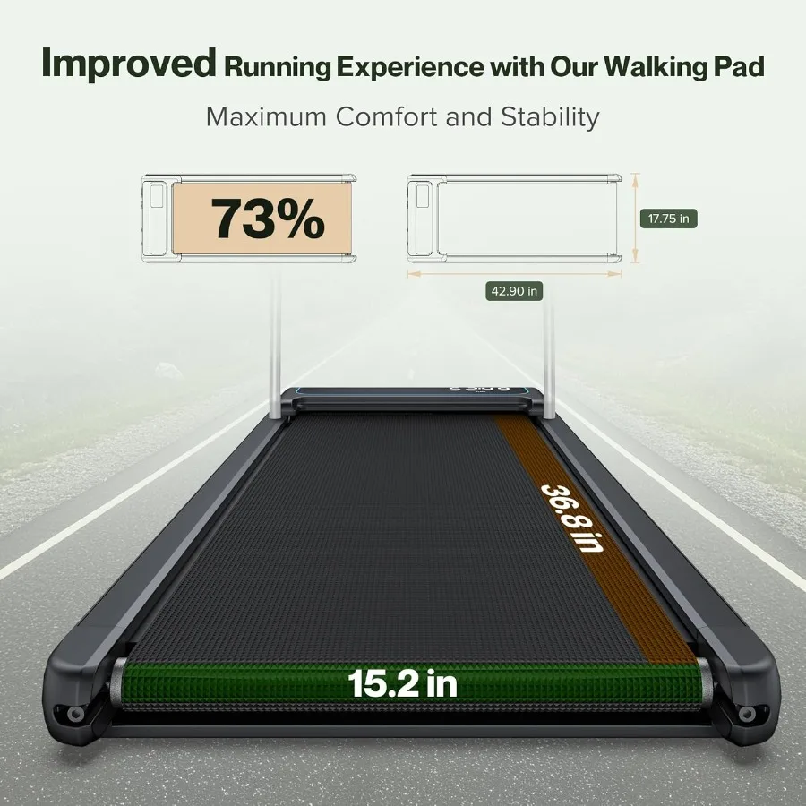10 وسادة مشي مائلة 2 في 1 قابلة للطي للمنزل والمكتب 3.0 حصان محمولة تحت المكتب مع هان