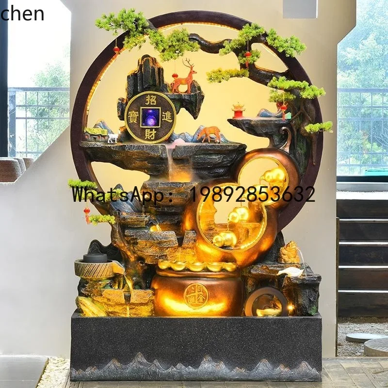 YFY Feature Fountain Water Curtain Wall Water Screen Living Room Balcony Villa Courtyard Company Opening Landscape Ornament