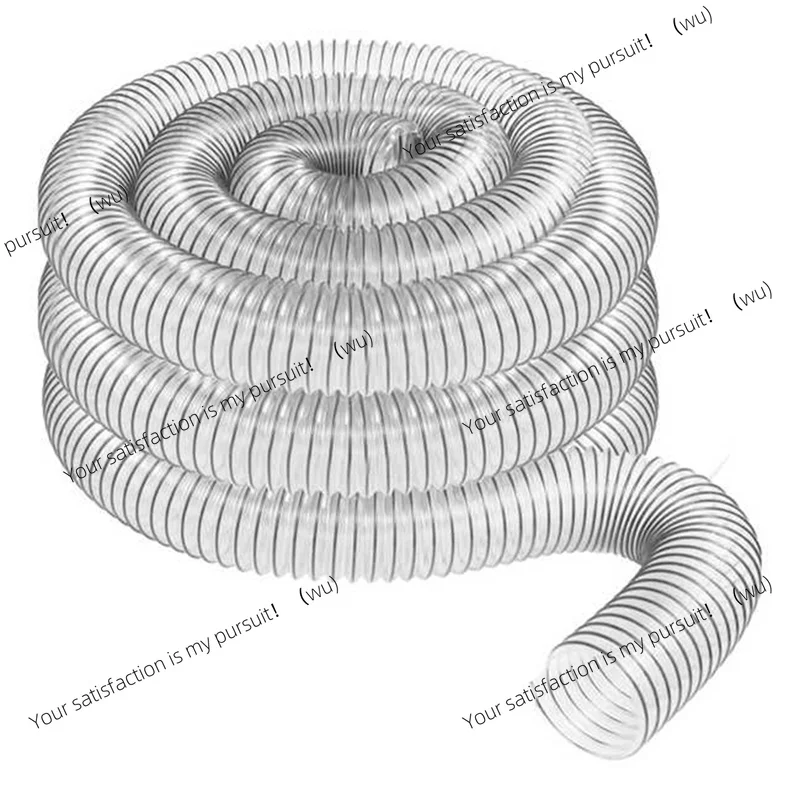 For Use With Dust Collectors With Ports. Ideal For Shop Vacuums 2Inch OD 50Mm Clear PVC Dust Collection Hose
