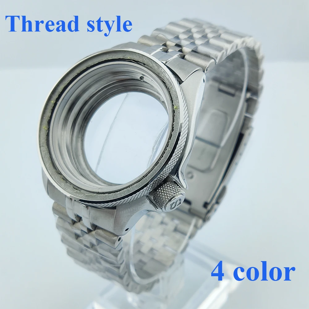 

NH35 Case 40mm Watch Cases and Strap Watch Parts Sapphire Crystal Glass For Nautilus Watch NH35/NH36 Movement Waterproof ﻿