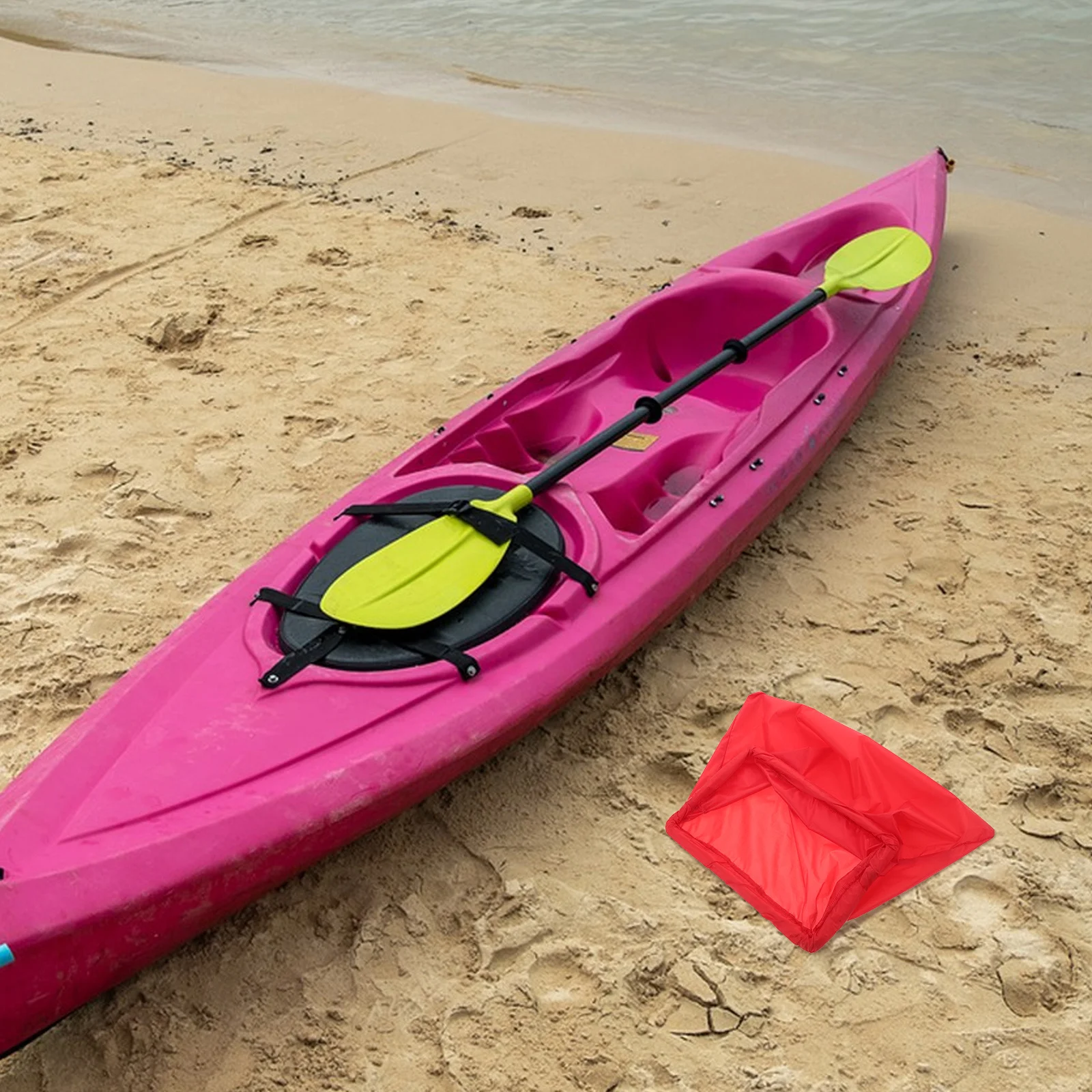 

1pcs Kayak Hatch Cover Square Storage Bag Waterproof Deck Plate Organizer For Canoe Fishing Hatch Panel Rigging