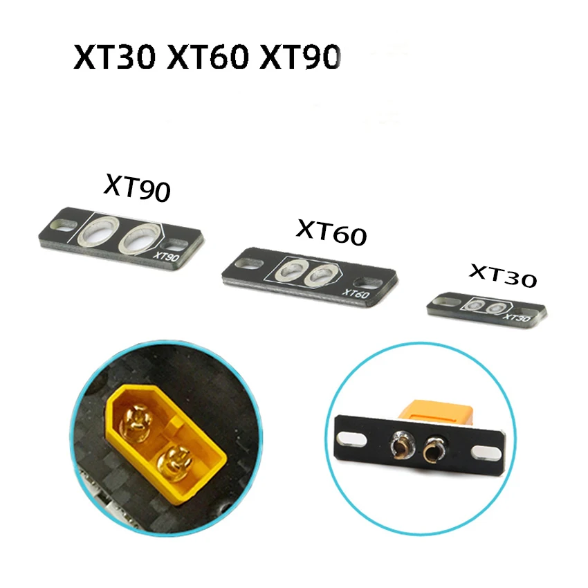 

10PCS XT30 XT60 XT90 Plug Connector PCB Fixed Seat Welding Board (Without Plugd) for RC Model Airplane Helicopter Multirotor