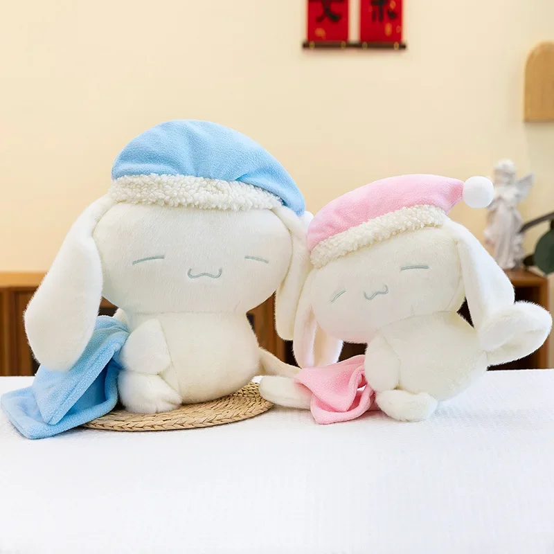 25cm Sanrio Cinnamoroll Plush Toys Pillow Kawaii Anime Plush Doll Cushion Cartoon Big Ear Dog Stuffed Doll Xmas Gift For Girls
