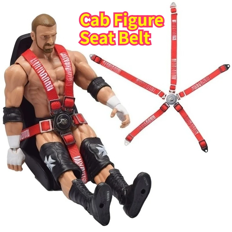 RC Crawler 1/10 Scale Cab Figure Seat Belt For Axial SCX10 90046 Wraith RR10 D90 Traxxas TRX4 Custom Size apperence Accessories