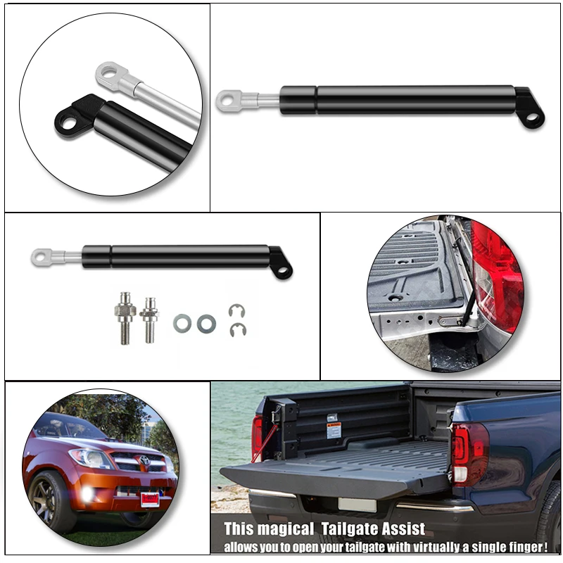 1Pcs Car Styling Car Trunk Lift Support Damper Rear Tailgate Gas Assist Slowdown Strut For Toyota HILUX VIGO MK6 2008-2014