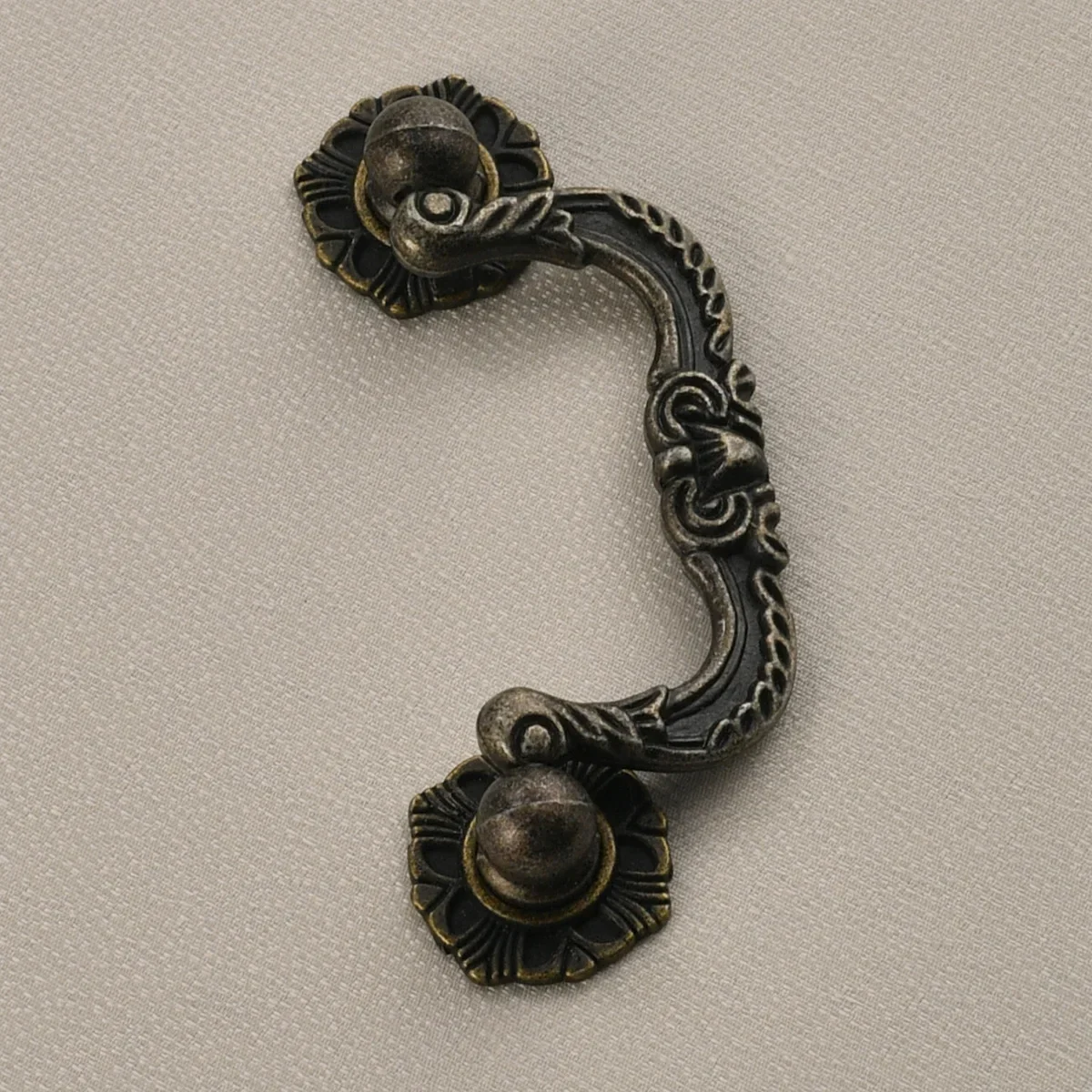 Cabinet antique box retro Chinese furniture packaging box drawer handle hole distance 65mm