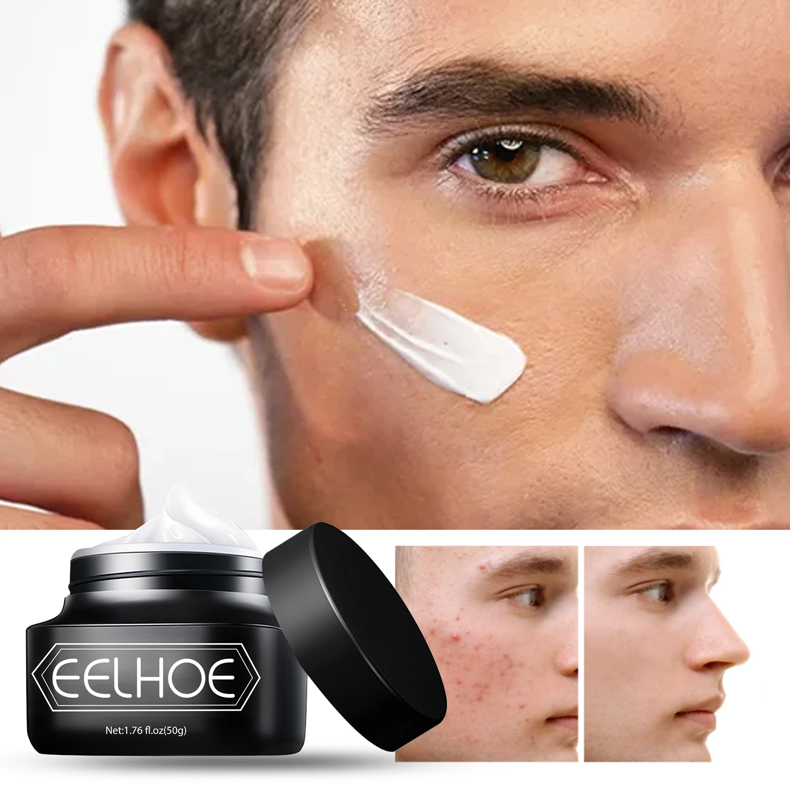 Refreshing and Non-Greasy Concealer Acne Marks Brightening Skin Color Invisible Pores Men's Plain Cream