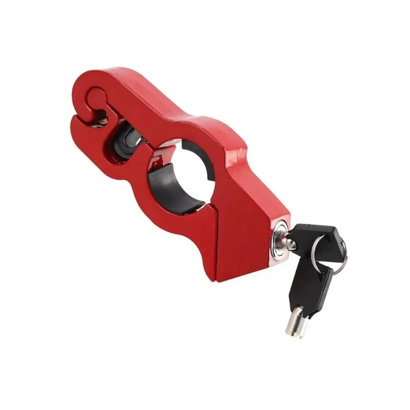 Motorcycle Handlebar Safety Lock Brake Lever Device for Public Parking Security