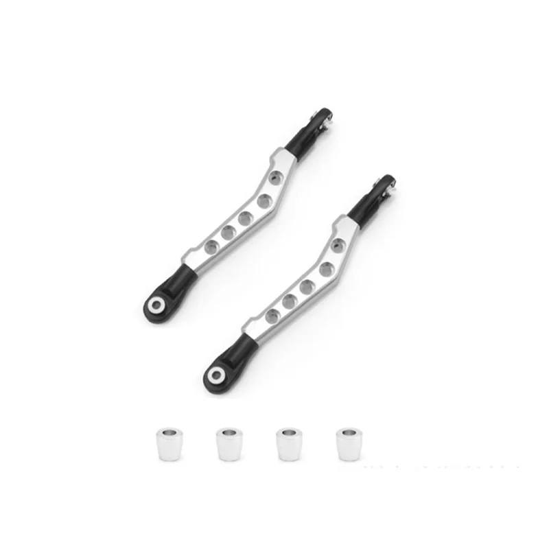 Suitable for 1/10 Tamiya CR01 Front and Rear Metal Lower Gains Upgrade Parts, Toy Car