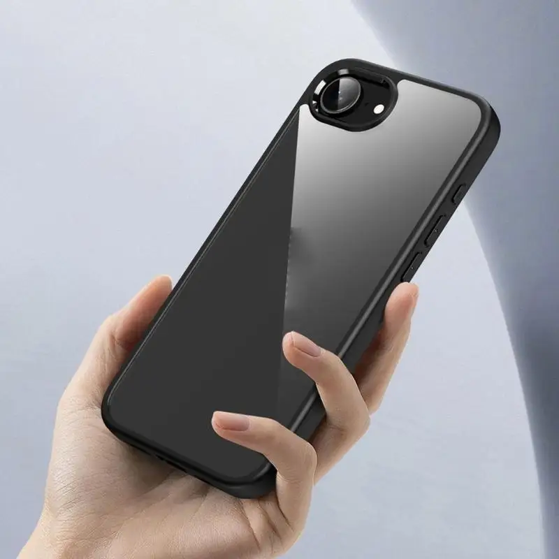 R53C Phone Protective Bumper Case Scratchproof Shell for Phone 16e Shockproof Protector Cover Transparent Housing Skin Case
