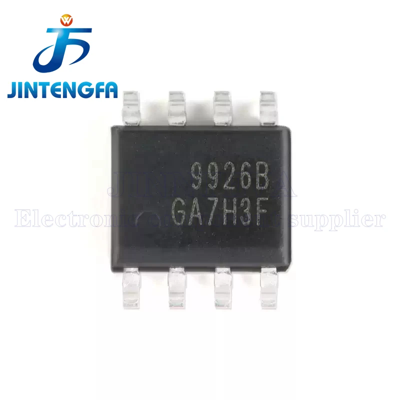 10Pcs AO9926B AO9926 9926 9926B SOIC-8 20V 7.6A SMD IC N-Channel MOSFET